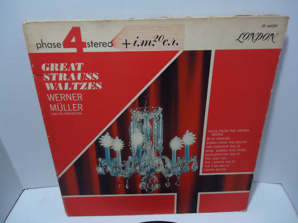 Werner Müller And His Orchestra ‎– Great Strauss Waltzes (Phase 4 Stereo)