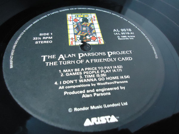 The Alan Parsons Project ‎– The Turn Of A Friendly Card