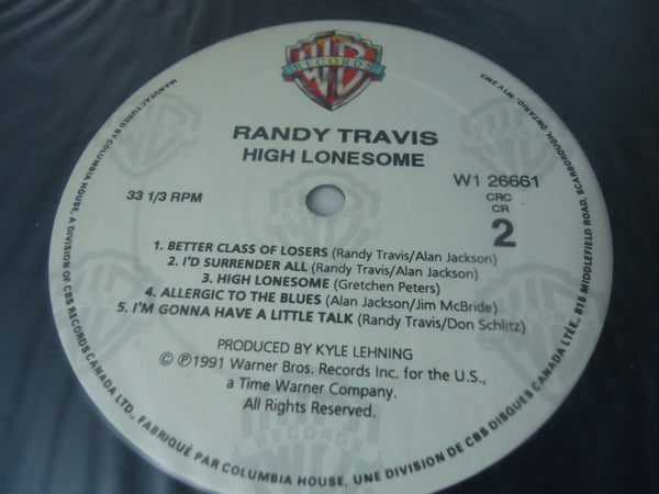 Randy Travis ‎– High Lonesome [Club Edition]