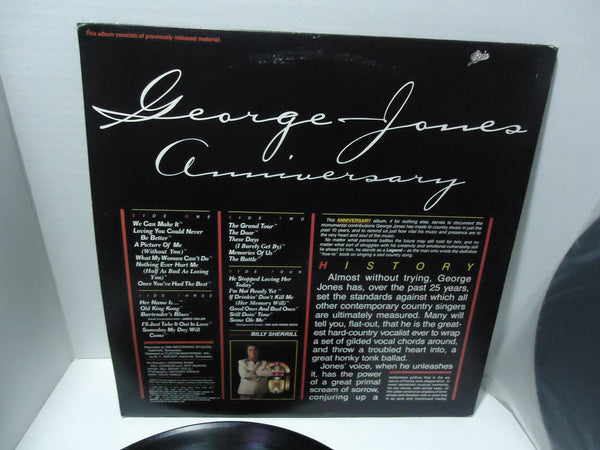 George Jones ‎– Anniversary - Ten Years Of Hits [Double LP] [Gatefold]