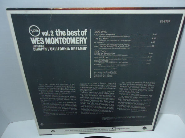 Wes Montgomery ‎– The Best Of Wes Montgomery Vol. 2