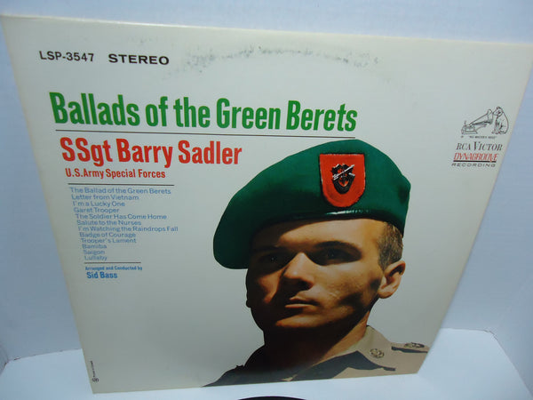 SSgt. Barry Sadler, U.S. Army Special Forces ‎– Ballads Of The Green Berets