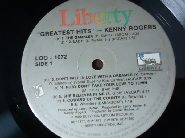 Kenny Rogers ‎– Greatest Hits