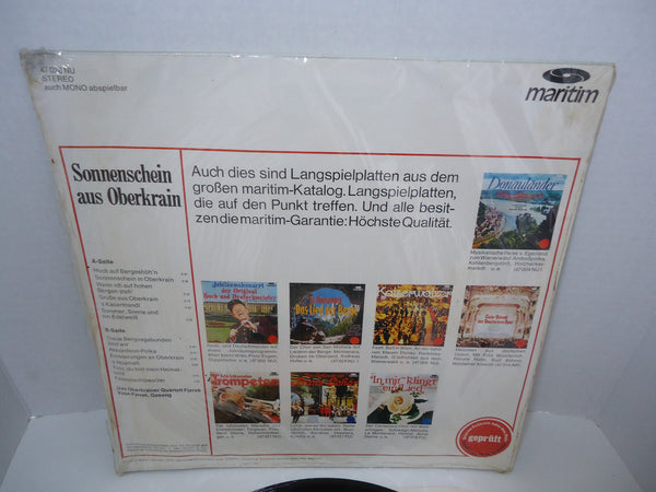 Das Oberkrainer Quartett Fjerek - Sonnenschein aus Oberkrain [Import]