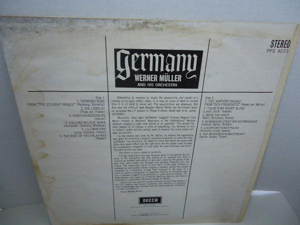 Werner Müller And His Orchestra ‎– Germany [Import]