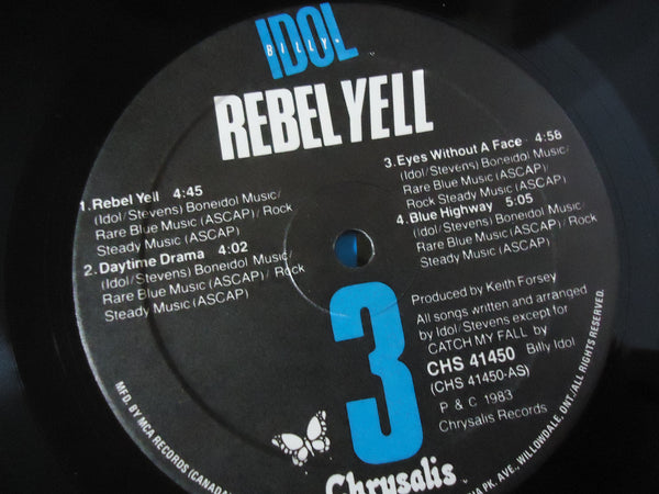 Billy Idol ‎– Rebel Yell