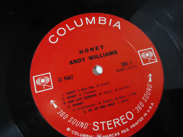 Andy Williams ‎– Honey