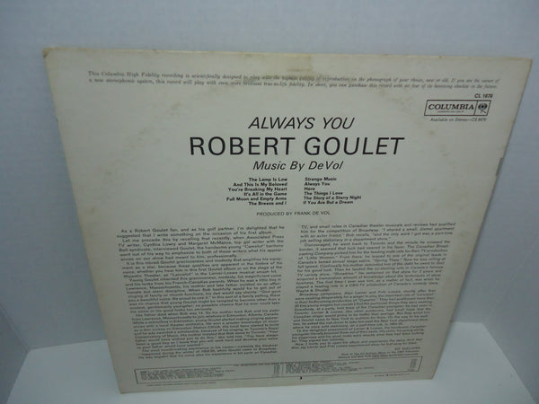 Robert Goulet ‎– Always You