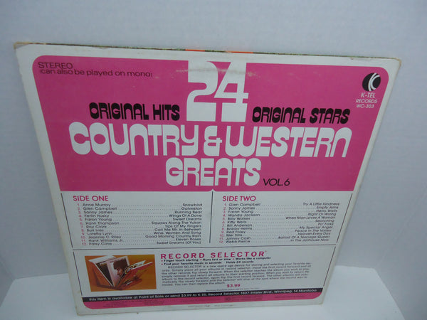 Various ‎Artists – 24 Country & Western Greats Vol. 6