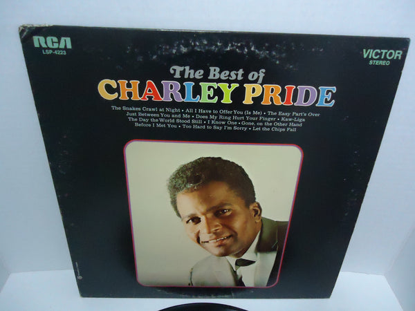 Charley Pride ‎– The Best Of Charley Pride LP Orange Label