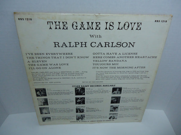 Ralph Carlson - The Game Is Love