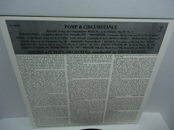 Cincinnati Pops Orchestra, Erich Kunzel, Cincinnati May Festival Chorus, Thomas Peck ‎– Pomp & Circumstance