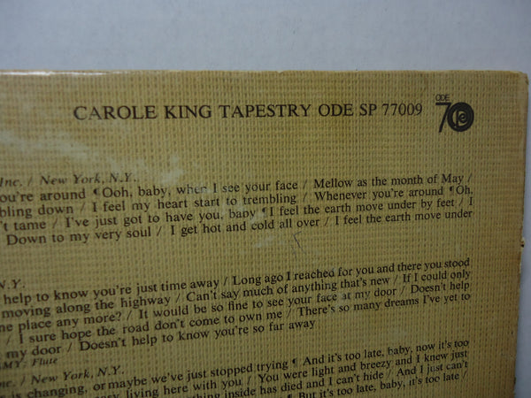 Carole King - Tapestry [Gatefold]