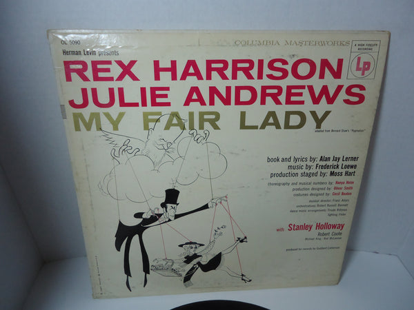 Rex Harrison, Julie Andrews With Stanley Holloway ‎– My Fair Lady