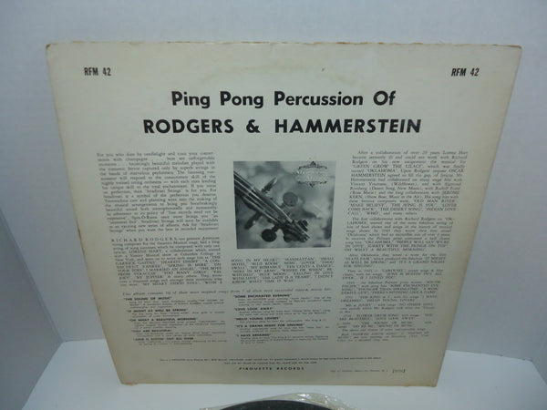 Rodgers & Hammerstein By Stradivari Strings ‎– Ping Pong Percussion