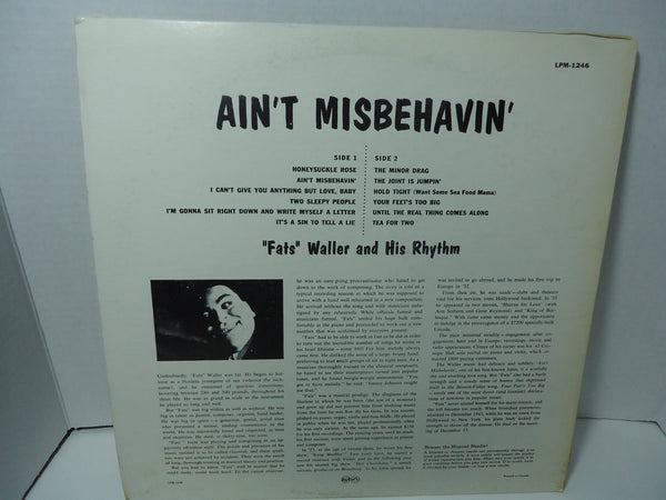 Fats Waller and His Rhythm - Ain't Misbehavin'