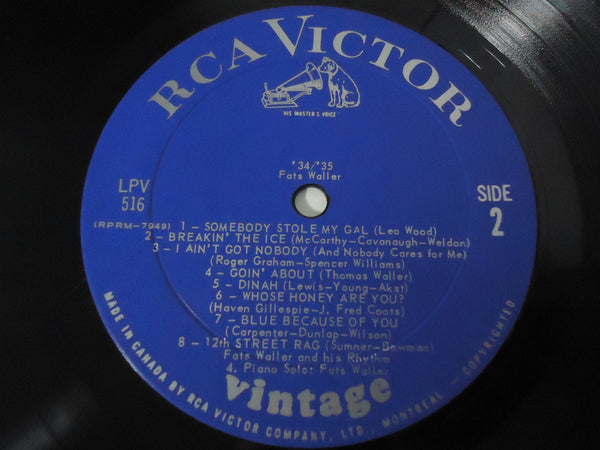 Fats Waller - '34 / '35 Vintage Series