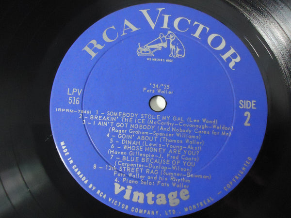 Fats Waller - '34 / '35 Vintage Series