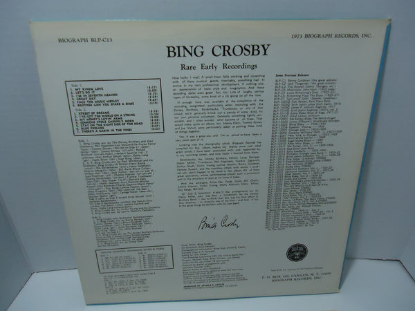 Bing Crosby - Rare Early Recordings 1929-1933