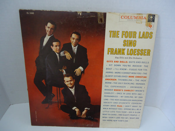 The Four Lads, Ray Ellis And His Orchestra ‎– The Four Lads Sing Frank Loesser [Mono]