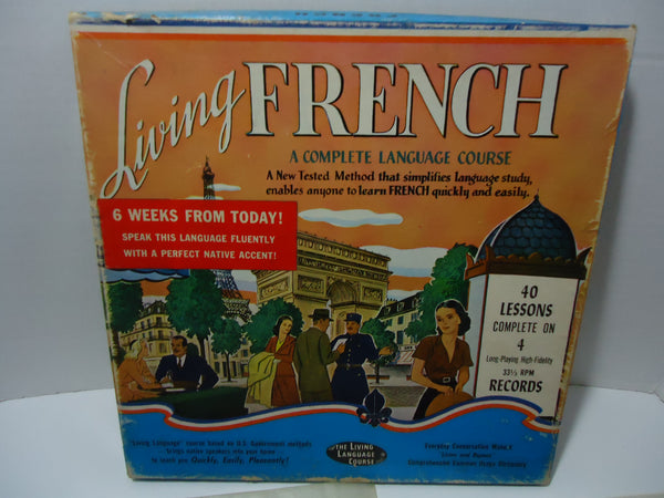 Living French: A Complete Language Course [4 LPs] [10" Vinyl] [Box Set]