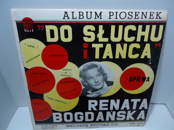 Renata Bogdańska ‎- Do Słuchu Tańca