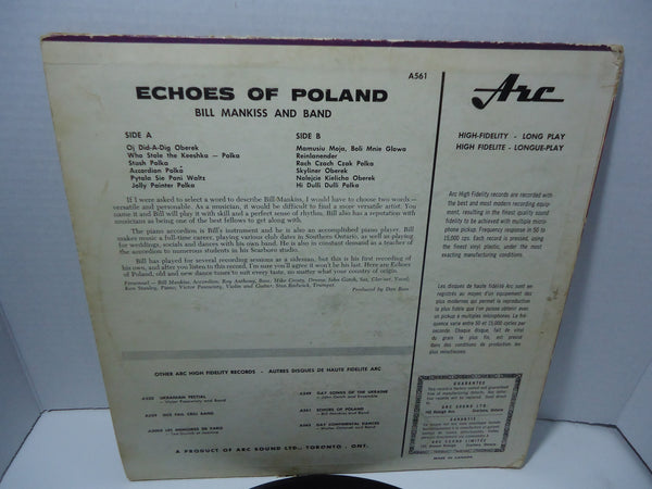 Bill Mankiss and His Band - Echoes of Poland