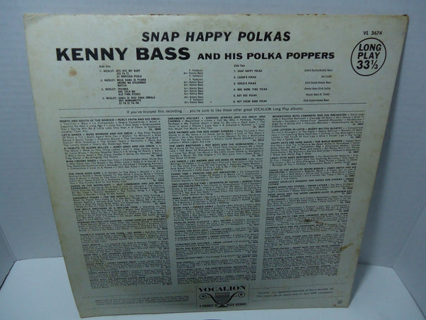 Kenny Bass and His Polka Poppers - Snap Happy Polkas