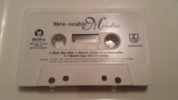 buy Walt Disney Records Memorable Melodies on audio cassette tape