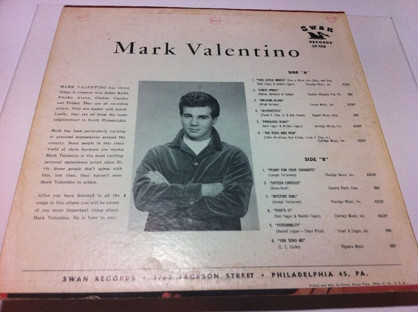 Mark Valentino - S/T [Self-Titled] [1st Pressing]