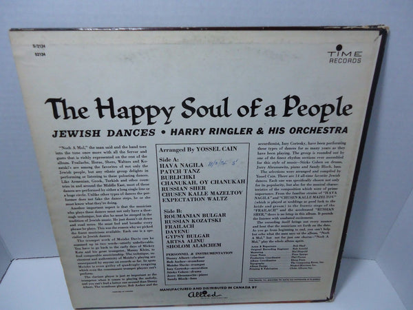 Harry Ringler And His Orchestra ‎- The Happy Soul Of A People